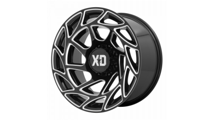 XD XD860 ONSLAUGHT GLOSS BLACK MILLED 20X10 / BOLTAGE 6X139.7 / OFFSET -18