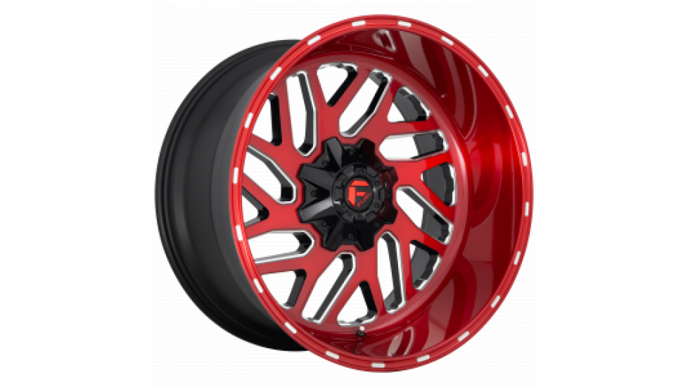 FUEL 1PC D691 TRITON CANDY RED MILLED 22X12 / BOLTAGE 6X135/6X139.7 / OFFSET -44