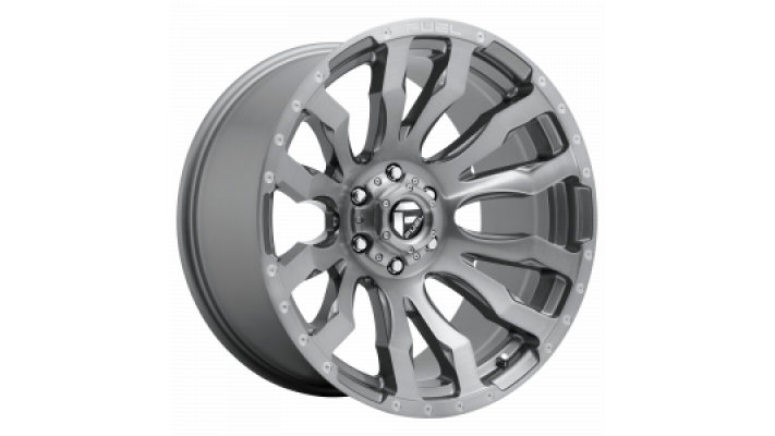 FUEL 1PC D693 BLITZ BRUSHED GUN METAL TINTED CLEAR 20X10 / BOLTAGE 8X170 / OFFSET -18