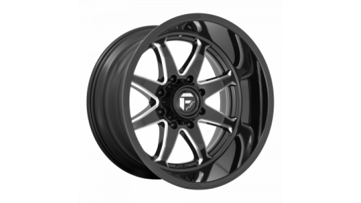 FUEL 1PC D749 HAMMER GLOSS BLACK MILLED 22X12 / BOLTAGE 6X139.7 / OFFSET -44 